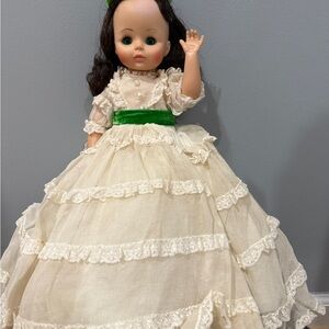 are vintage Madame Alexandar gone with the wind Scarlett O’Hara with stand